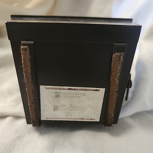 Vintage Seth Thomas Metronome 1104A Conductor Metronome Working brown wind-up - Picture 10 of 10